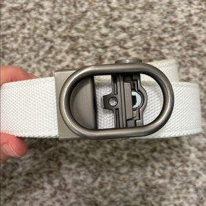 Nexbelt white nylon belt 41